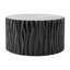 Table basse ronde noire MGO