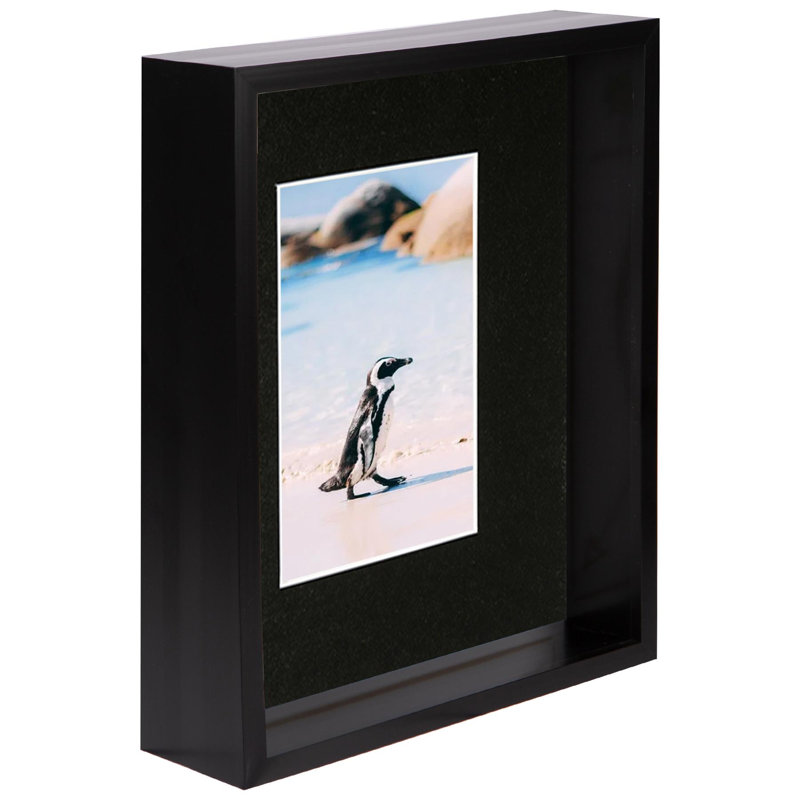 Shadow Box Picture Frame, Black