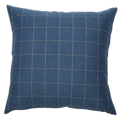 Salem Plaid Feather Throw Pillow