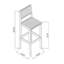 Tabouret Roderica