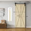 Porte de grange à panneaux en bois massif RoomTec sans trousses d'installation-113616612-112309342