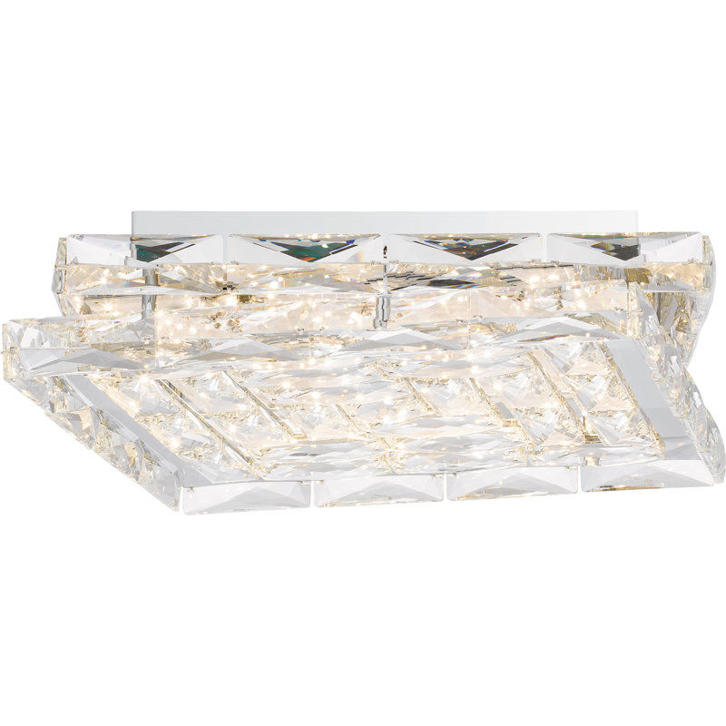 Kohlby Glass LED Flush Mount