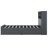 Thersia Platform Bed Frame with 4 Open Storage Shelves-1379321531