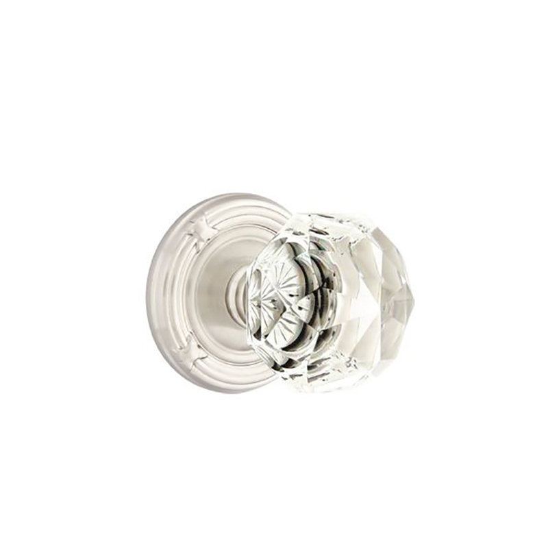 Ensemble de boutons de rangement Emtek avec boutons Ribbon & Reed, Nickel satiné