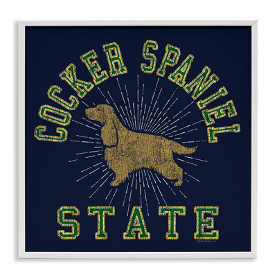 Cocker Spaniel State Giclee Art by Spirit Animals/Life Is High