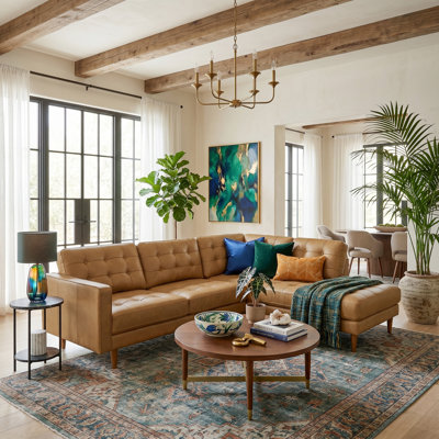 Lopiccolo Upholstered L-Shaped Sectional