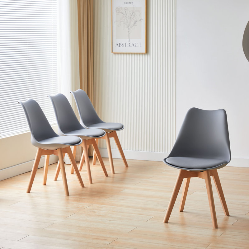 Knutsford Kitchen Dining Chair, Grey, 4