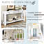 Console / canapé avec tiroirs de rangement et tablette inférieure pour le vestibule-1654849960