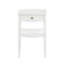 Table de chevet 1 tiroir Foley White