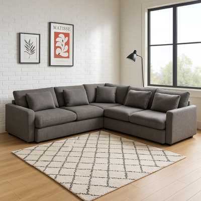Canapé modulaire carré 3 pièces Arcy