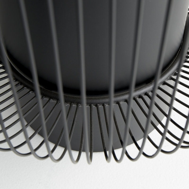 Carousel Glass Top End Table