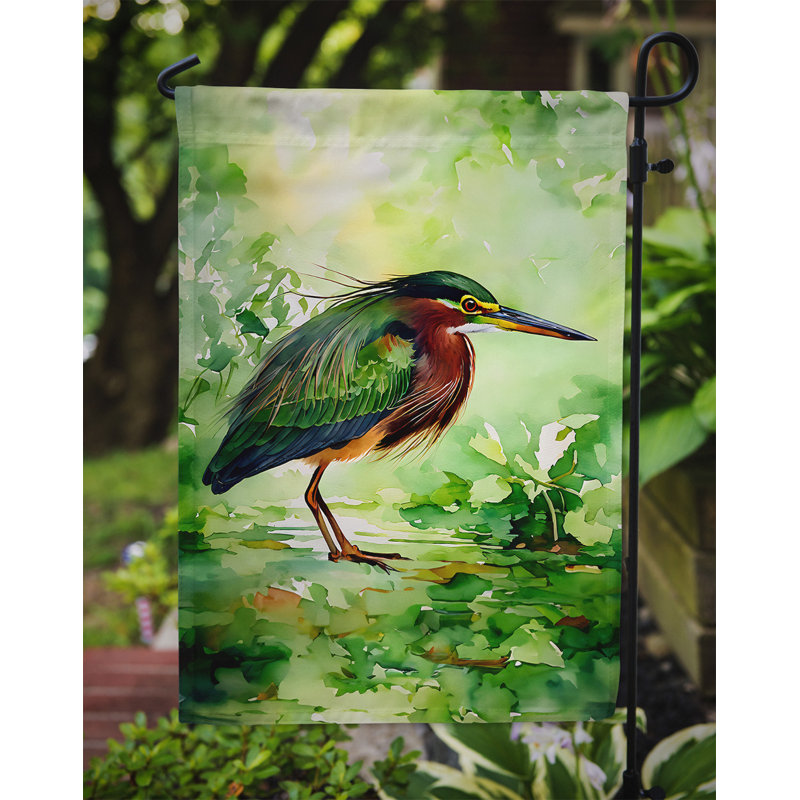 Drapeau de jardin en polyester double face H 15,5 po x l 11,25 po