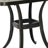 21'' Square Cast Aluminum Outdoor Side Table with Woven Hollow Top