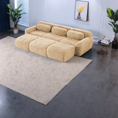 Modulaires luxueux, tissu moelleux, sans assemblage, polyvalent pour la maison
