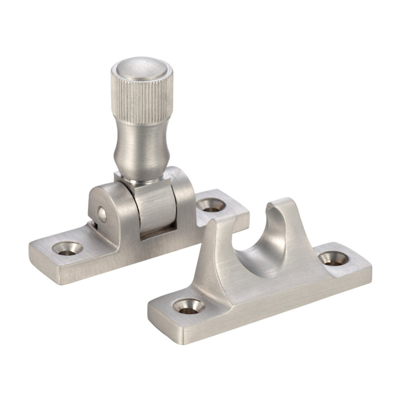 Brighton Pattern Sash Fastener, Satin Chrome
