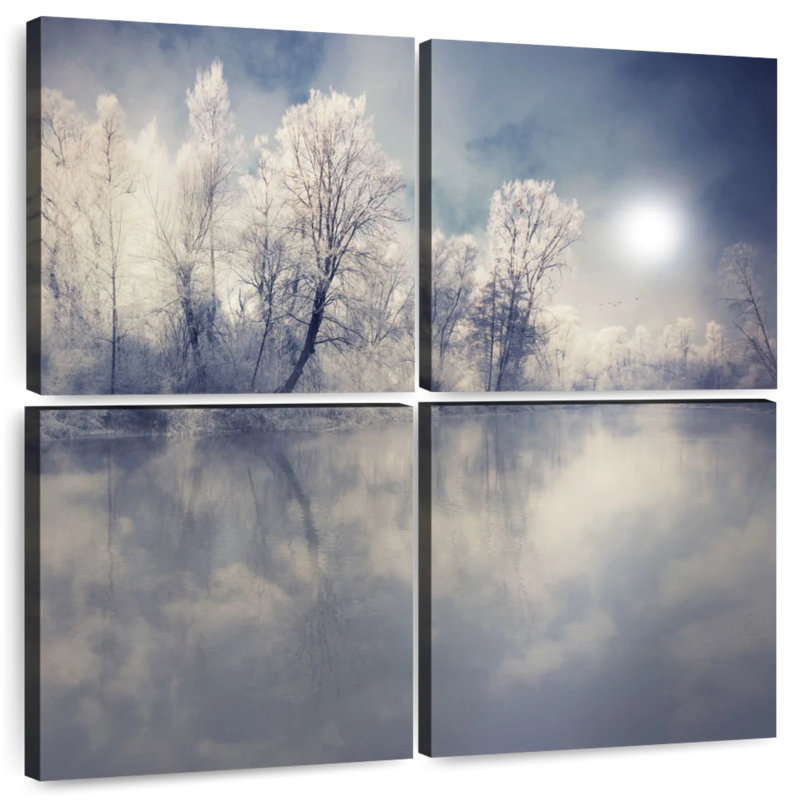 Misty Winter Forest