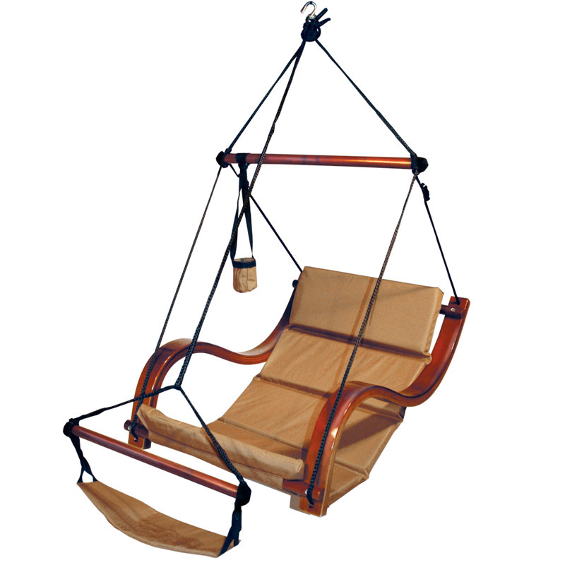 Nagehan 1 Person Chair Hammock, Burgundy