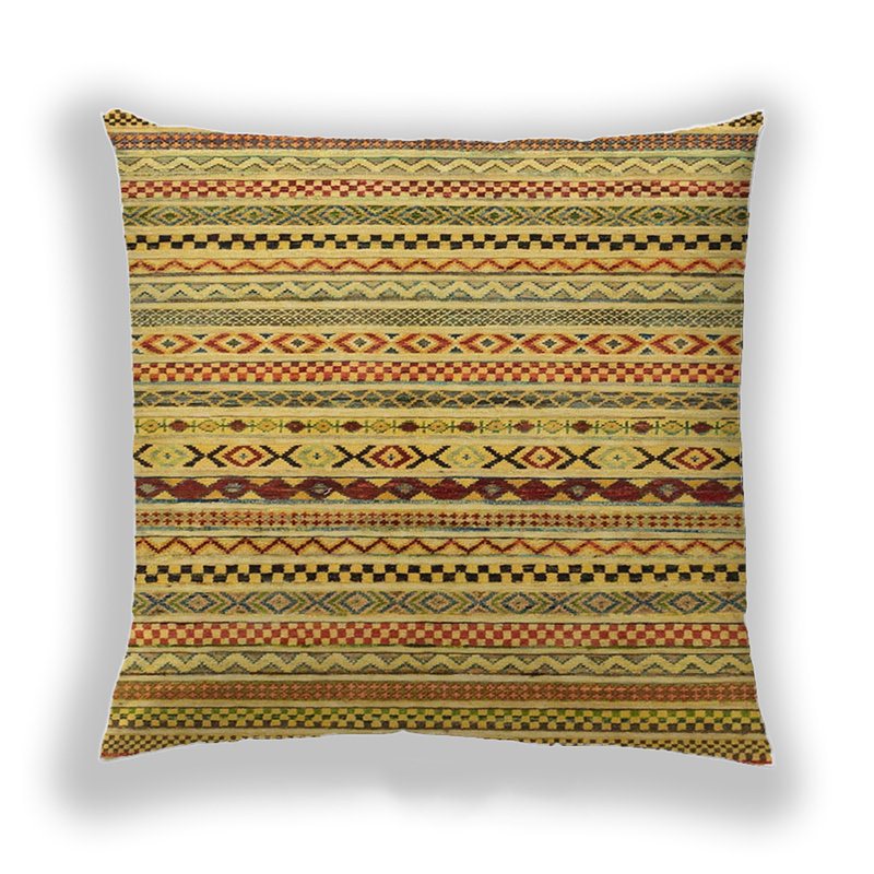 Abstract 2251 Throw Pillow, Microsuede