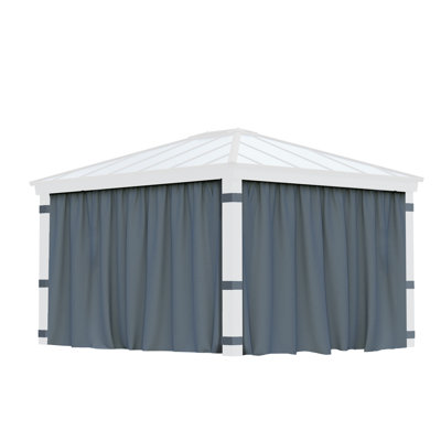 Palram - Canopia Dallas 12' x 14' Gazebo Curtain Sidewall 