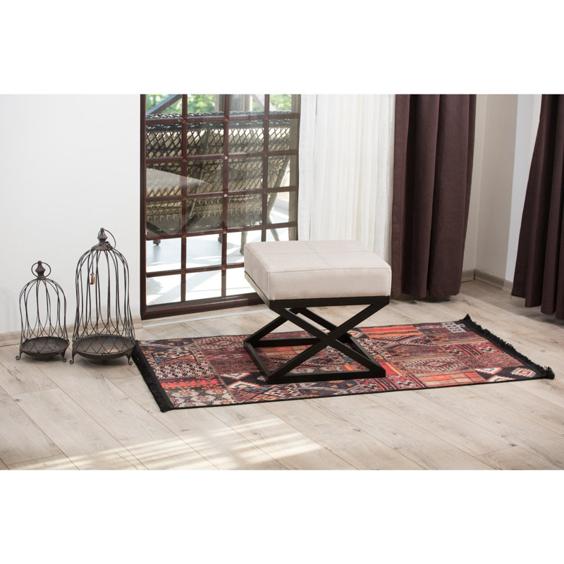 Repose-pieds Arellanes, Velours beige
