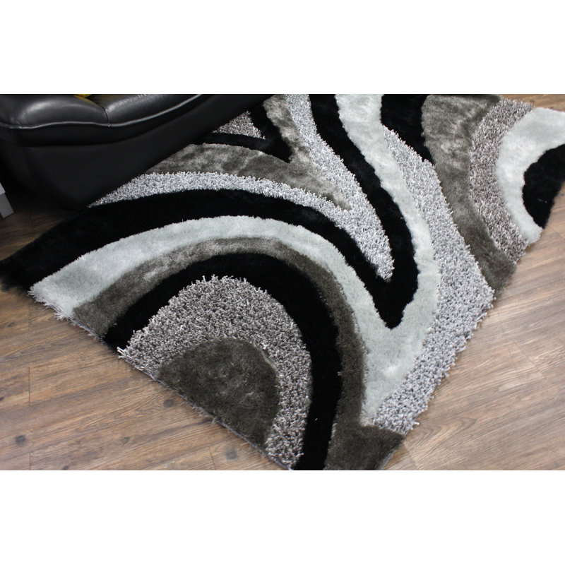 Beezus Performance Abstract Indoor Rug, Rectangle 5' x 7'
