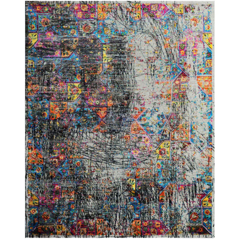 Hand Knotted Area Rug in Beige