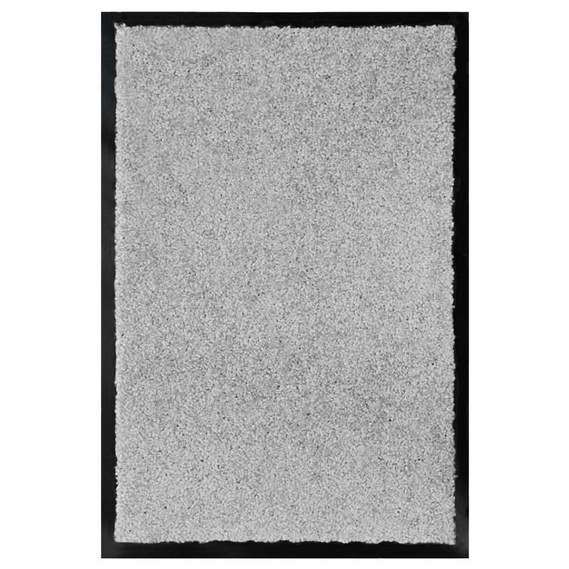 Bouldin Non-Slip Striped Doormat, Grey, 80cm W x 120cm L