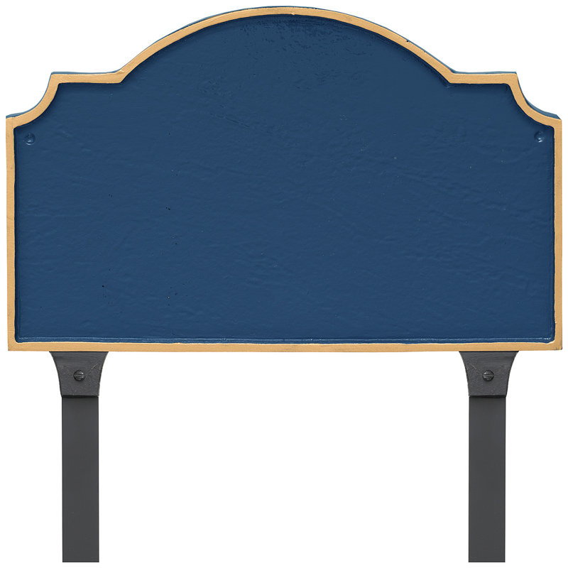 Vanderbilt Arch Lawn Insert, Sea Blue / Gold, Yes