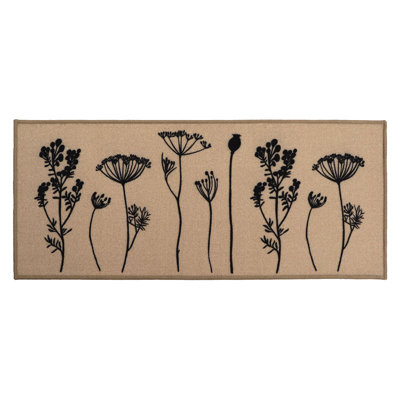 Wildflowers Long Runner Kitchen Mat