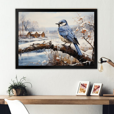 The Magpieclaude Monets Winter II - Animals Canvas Prints