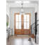 Lustre empire unique à 8 lumières avec accents perlés Josephine-426881118-423798480