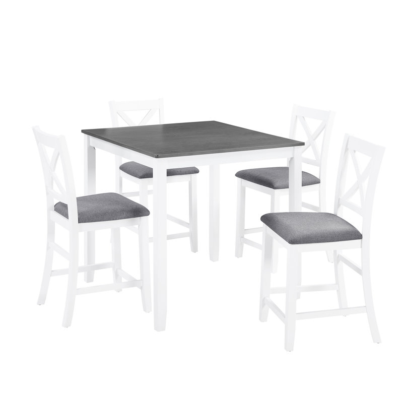 Solid Wood Top Dining Set