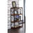 Bob Weathered Oak & Black Finish Bookshelf