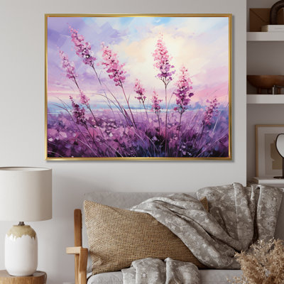 " Lilacs Field Pointillism Dot I "