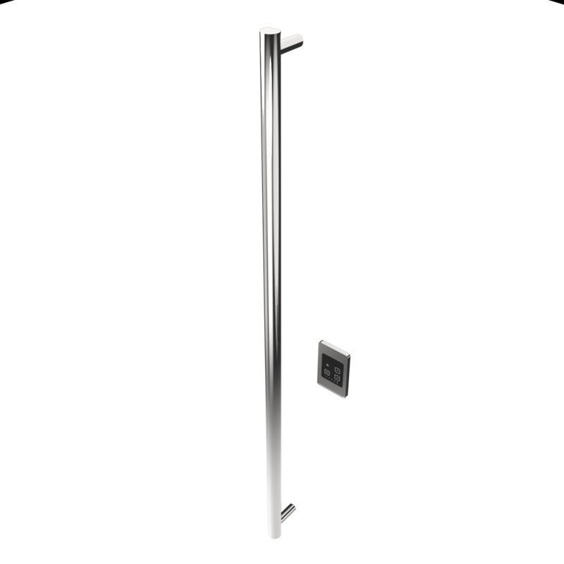 Modello i Collection Round Hardwired Single Bar (Controller not Included), 59", Polished Stainless Steel