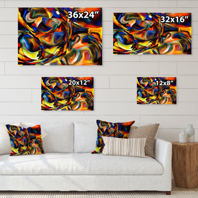 «Metaphorical Inner II», reproduction d'art sur toile encadrée
