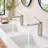 5.7" Modern Single Handle Single Hole Bathroom Vessel Sink Faucet with Drain Assembly-128543504-138476688