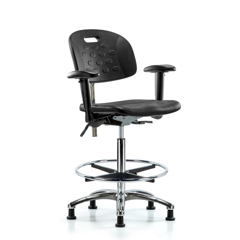 Fauteuil de salle blanche en polyuréthane Newport, Noir