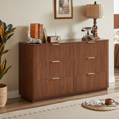 Modern Chest of Drawers Curved wave Design