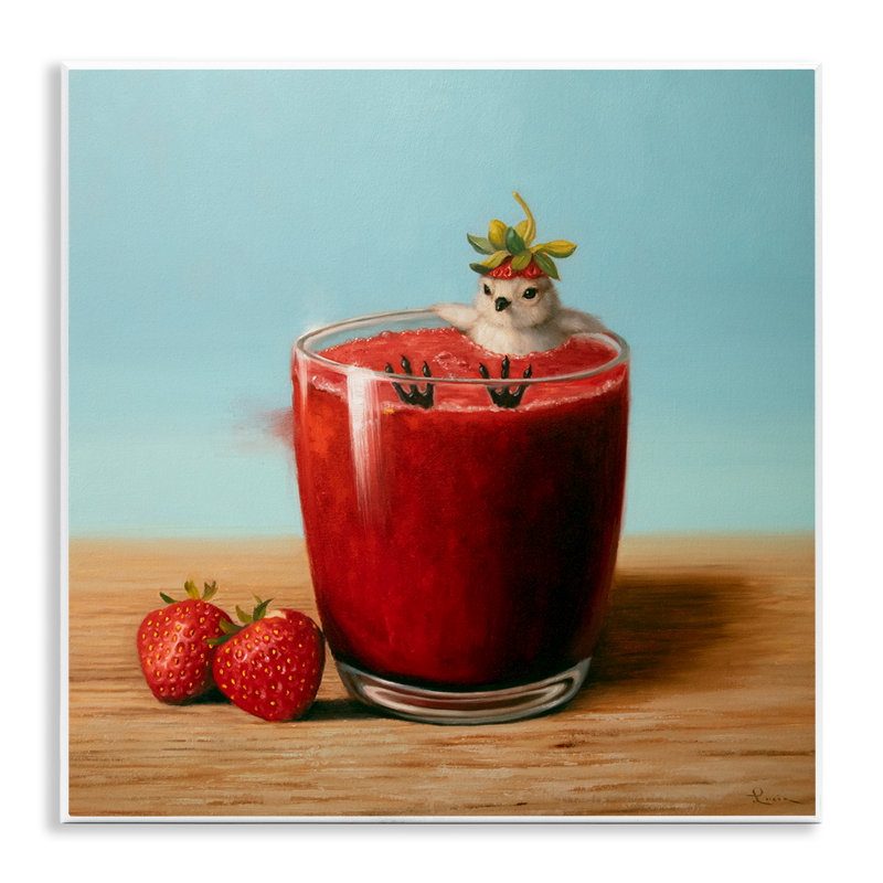 «Bird in Strawberry Drink» par Lucia Heffernan