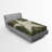 Ambesonne Orange Fitted Sheet 2-Pack Daisy Bouquet Botanical-106771365-106771390