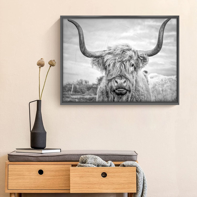 Reproduction de photo sur toile, L 12 po x H 16 po x P 1,5 po, Noir