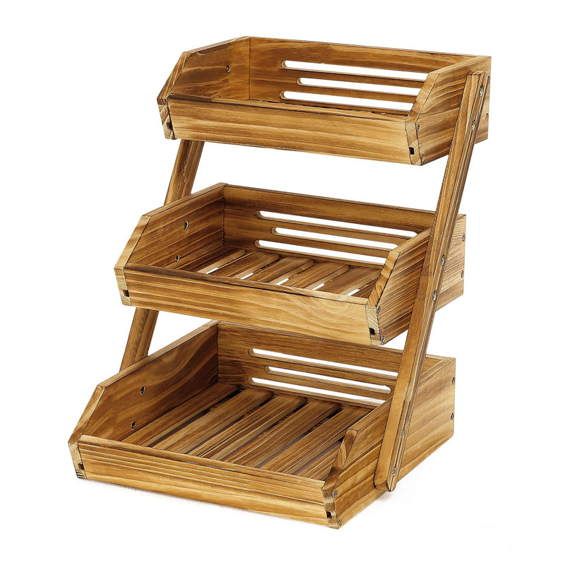 Alpen Home Wood Fruit Basket