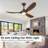 3 Blade Smart Solid Wood Ceiling Fan With Dimmable LED Light & Remote, Reversible DC Motor-265500839-263041754