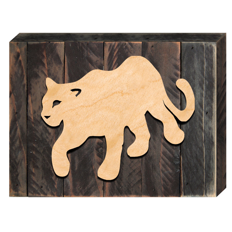 Handmade Landscape & Nature Wall Decor on Wood, 9" H x 12" W  x 1.5" D