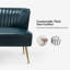 2 Seater Faux Leather Loveseat-1396152499