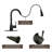 Pull Down Single Handle Kitchen Faucet-89359097