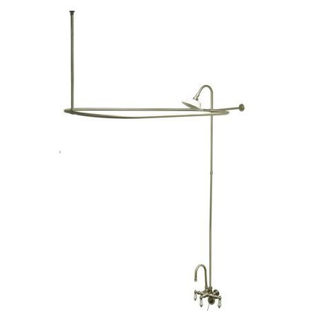 Vintage Diverter Shower Faucet, Polished Chrome