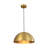 1-Light Metal Dome Pendant-1859320903