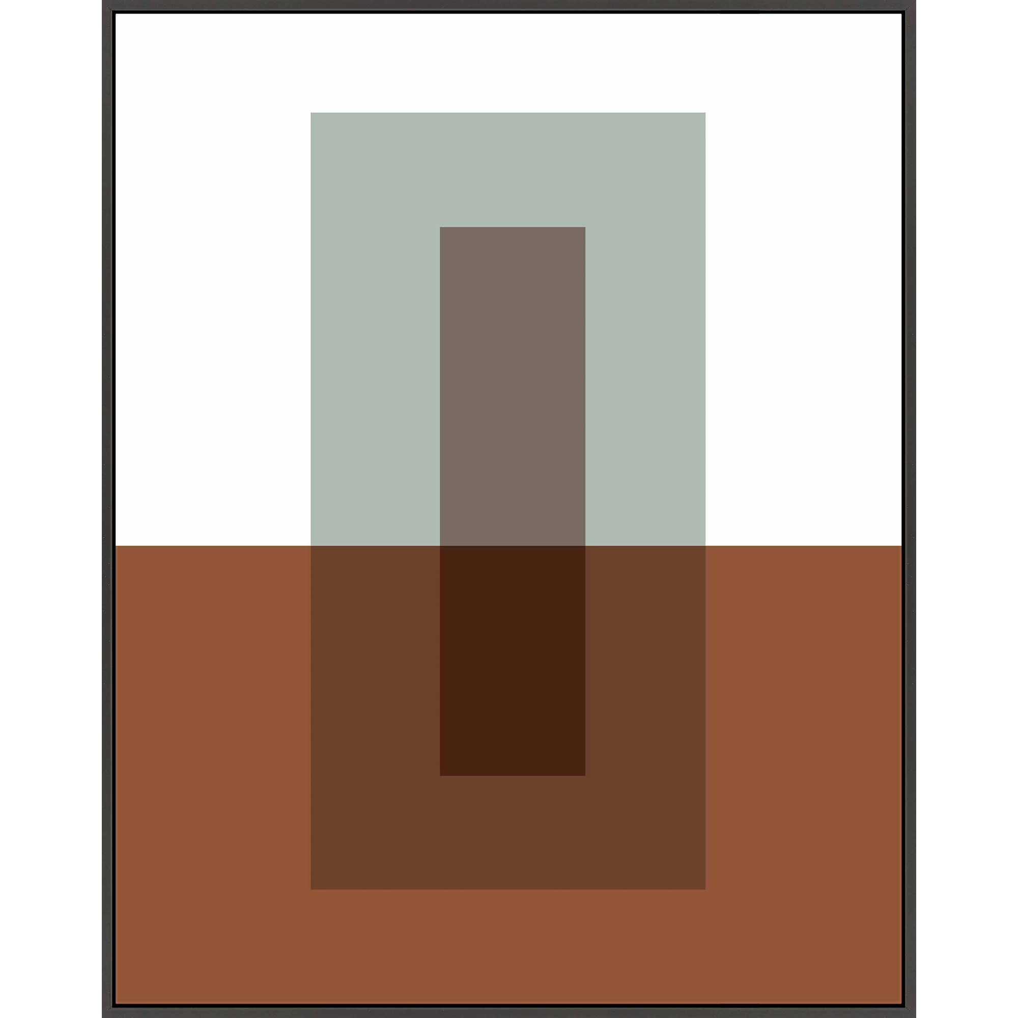 Up & Down by Jacques Pilon, Black Framed Canvas, 38" H x 30" W